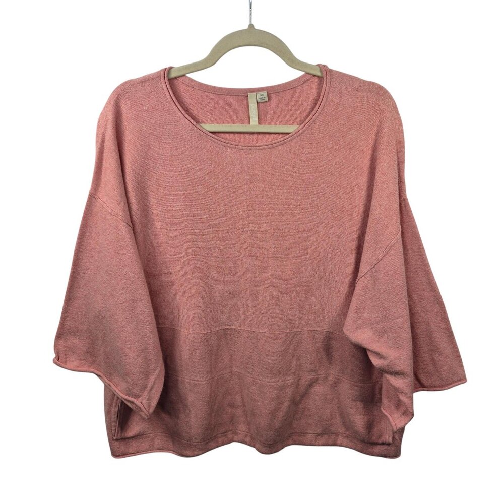 J Jill Sweater Womens XSmall Boxy Kimono Pullover Lagenlook Casual Cotton